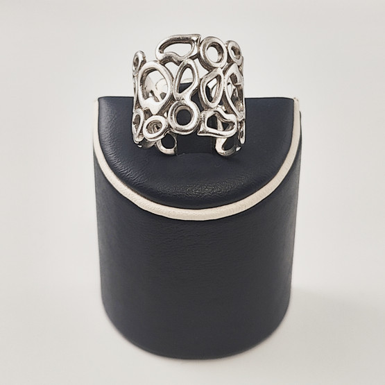 17mm leveä SORMUS |  925 Hopeaa  