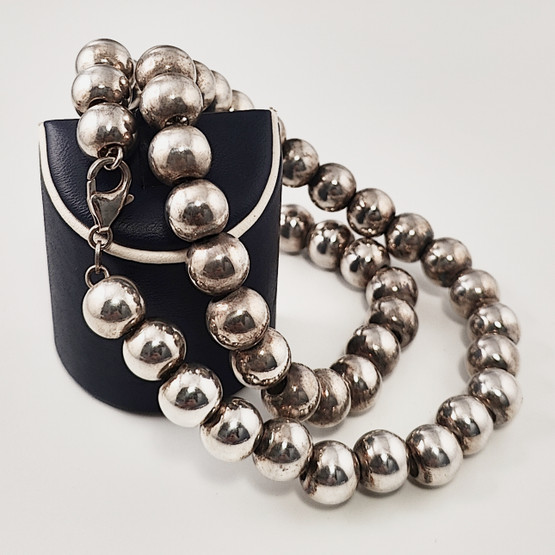 HOPEAHELMET | Vintage Kaulakoru | 45cm | 925 Hopeaa 