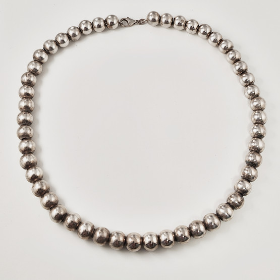 HOPEAHELMET | Vintage Kaulakoru | 45cm | 925 Hopeaa 