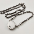 Kalevala Koru | Spektroliitti kääty | 50cm kaulakoru | Hopeaa