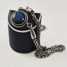 Kalevala Koru | Spektroliitti kääty | 50cm kaulakoru | Hopeaa