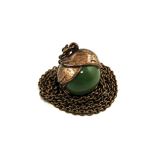 Kalevala Koru | (iso) Tintti riipus | Kaulakoru | Pronssia