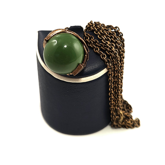 Kalevala Koru | (iso) Tintti riipus | Kaulakoru | Pronssia