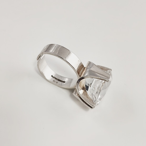 Kupittaan Kulta oy | Elis Kauppi | Vuorikide Sormus | Hopeaa 