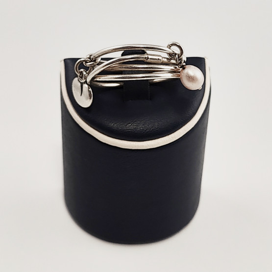 Kalevala Koru | Vanamo Sormus | Roosa helmi | 19mm | Hopeaa