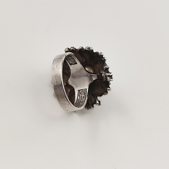 E.Granit & co.| Erik Granit |  vintage Sormus |  Hopeaa -70