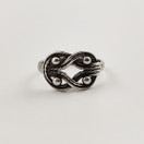 Kalevala Koru | Teljänneito Sormus | 17mm | Hopeaa 