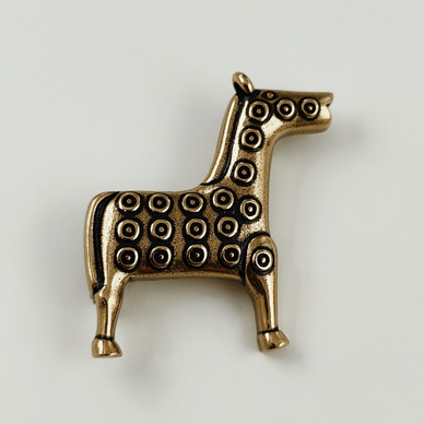 Kalevala Jewelry | 'POEM HORSE'  -Brooch | Bronze