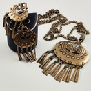 Kalevala Jewelry | KUUTAR -jewelry SET | Necklace & Earrings | Bronze