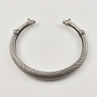 Kalevala Jewelry | Finnish vintage jewelry |  'hirvenpää' bracelet  | Sterling 