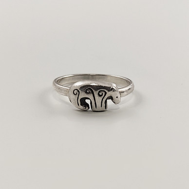 Kalevala Jewelry | Finnish vintage jewelry | BEAR Ring | 18.5mm | 925 Sterling