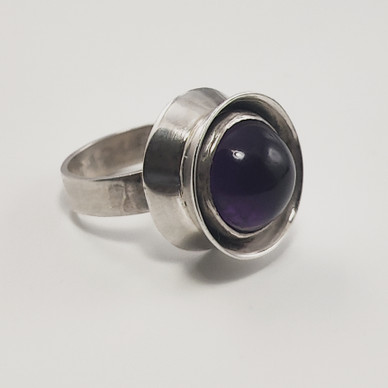 HN | Kauniskoru | Finnish vintage Ring | Amethyst | Sterling -70