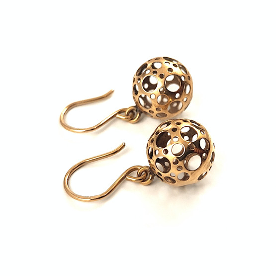 NW | Liisa Vitali | Lady Bug  -earrings | 585 Gold -77