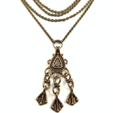 Kalevala Jewelry | ´Karkku´ -pendant | necklace |  Bronze