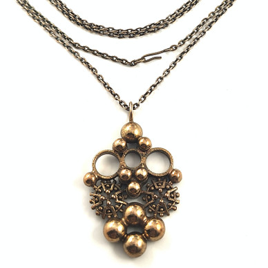 Kultasepät Salovaara ky | Finnish vintage Necklace | BRONZE