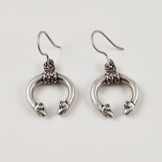 Kalevala Jewelry | ' Moose head' earrings | Sterling 