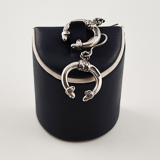 Kalevala Jewelry | ' Moose head' earrings | Sterling 