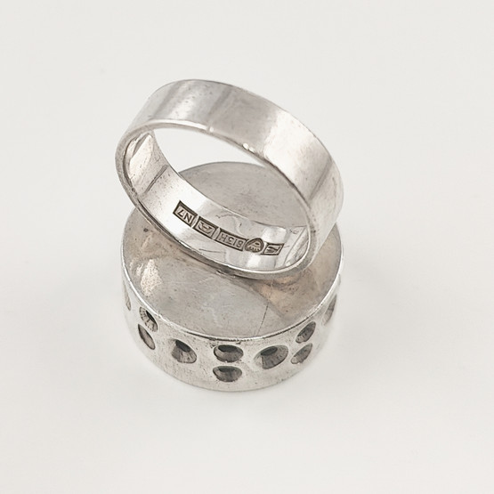 Kultateollisuus oy | Vintage sormus | 17mm | 813 Hopeaa -66