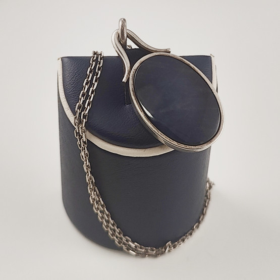 Kupittaan kulta oy | Elis Kauppi | Spektroliitti riipus | kaulakoru | Hopeaa -88