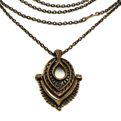 Juhani VUORISALMI, Finland  | Necklace | Bronze 