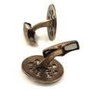 Kalevala Jewelry | HAUHO Kalomäki cufflinks | model -1574 | Bronze
