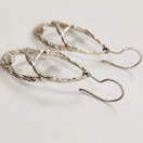 Goldsmiths Sten & Laine | Karl Laine |  Earrings | Finnish vintage jewelry | 830 SILVER -70