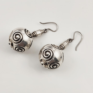 Kalevala Jewelry |  `Halikko Spiral ´earrings |  Sterling -91