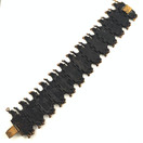 Turun Hopea oy | Pentti Sarpaneva | width 3.7cm | ' Kaarna ' bracelet | Bronze