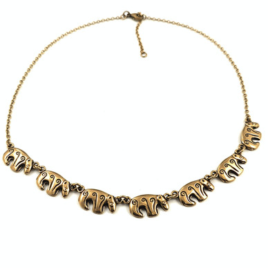 Kalevala Jewelry |  ' Bear' necklace |  Bronze