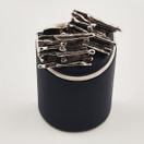Turun hopea oy | Pentti Sarpaneva | Vintage  ´Bark / Kaarna´ Cufflinks |  Silver -75