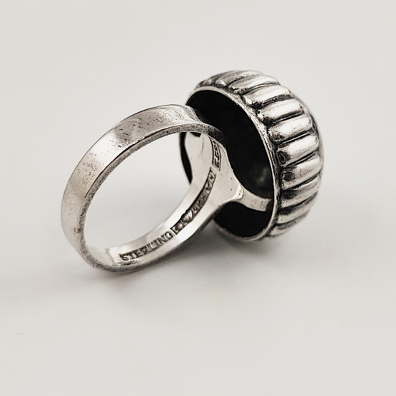 Erik Granit & co. | Vintage Sormus | Hopeaa -66