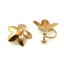 Kupittaan Kulta |  Elis Kauppi |  FLOWER Earrings | Screw locks | Gold-plated Sterling