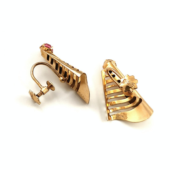 Kupittaan Kulta |  Elis Kauppi |  Earrings | Screw locks | Gold-plated Sterling