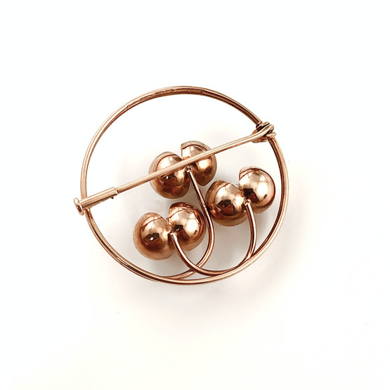 N.Westerback | Olli Aurinen | Pearls BROOCH | 585 Gold | -67