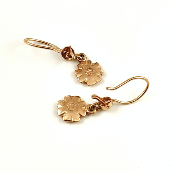 Kalevala Jewerly |  'Lucky clover'  -earrings | 585 Gold 