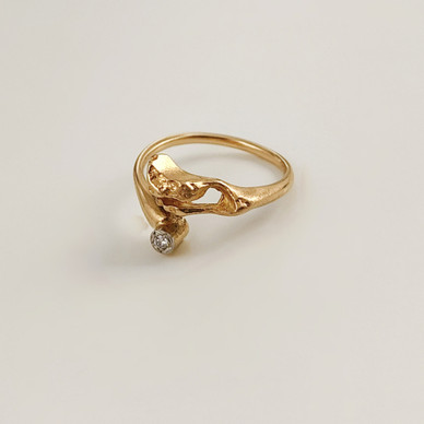 Lapponia | Björn Weckström | Timanttikaivo SORMUS | 0.02ct timantti | 750 Kultaa | -92
