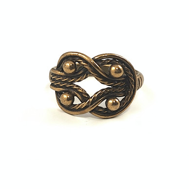 Kalevala jewelry | ´Teljänneito´ RING | 15,75mm | Bronze