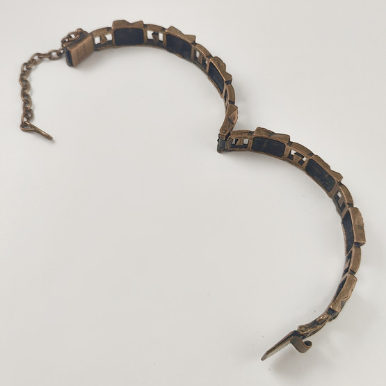 Turun Hopea oy | design by Pentti Sarpaneva | BRACELET | Bronze