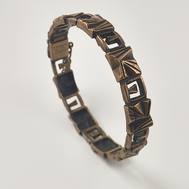 Turun Hopea oy | design by Pentti Sarpaneva | BRACELET | Bronze