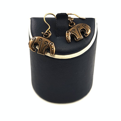Kalevala Jewelry | BEAR earrings  | Bronze