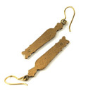 Kalevala Jewelry |  'Doll' earrings | Bronze