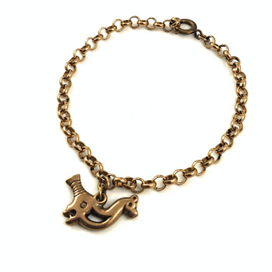 Kalevala Jewelry | Bracelet | BIRD wrist chain | Bronze