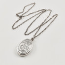 Kalevala Koru | Lapin Medaljonki | Kaulakoru |  Hopeaa