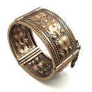 Kalevala Jewelry | BEAR / Bear cubs  Bracelet | Bronze