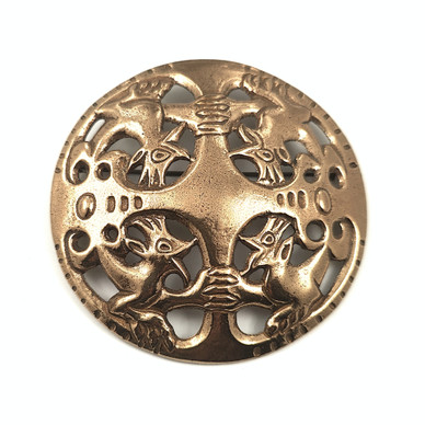 Kalevala Jewelry |  'LIETO' Brooch | 7cm Buckle-27 | BRONZE