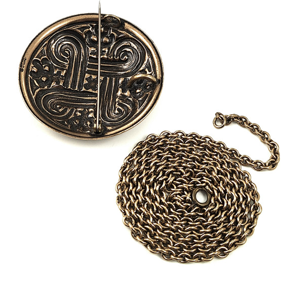 Kalevala Koru | iso Hannunvaakuna Riipus / Rintakoru | Kaulakoru | Pronssia