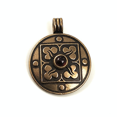 Kalevala jewelry |  'Sancta Birgitta' PENDANT | Bronze