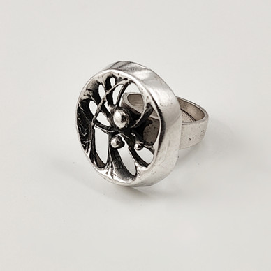 Goldsmiths Sten & Laine | Karl Laine |  SPIDER WEB Ring | 925 Sterling -73