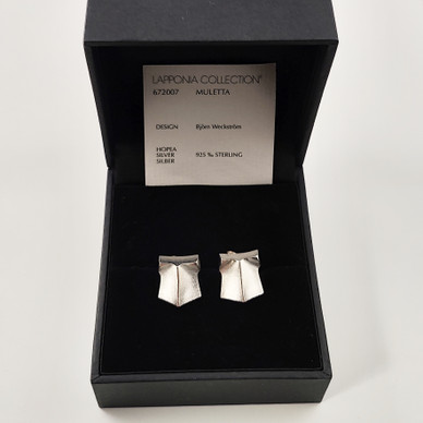 Lapponia jewelry | Björn Weckström | MULETTA earrings | Sterling