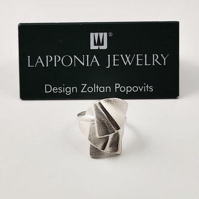 Lapponia  | Zoltan Popovits | CLAUDEM Sormus | 17mm |  925 Hopeaa 